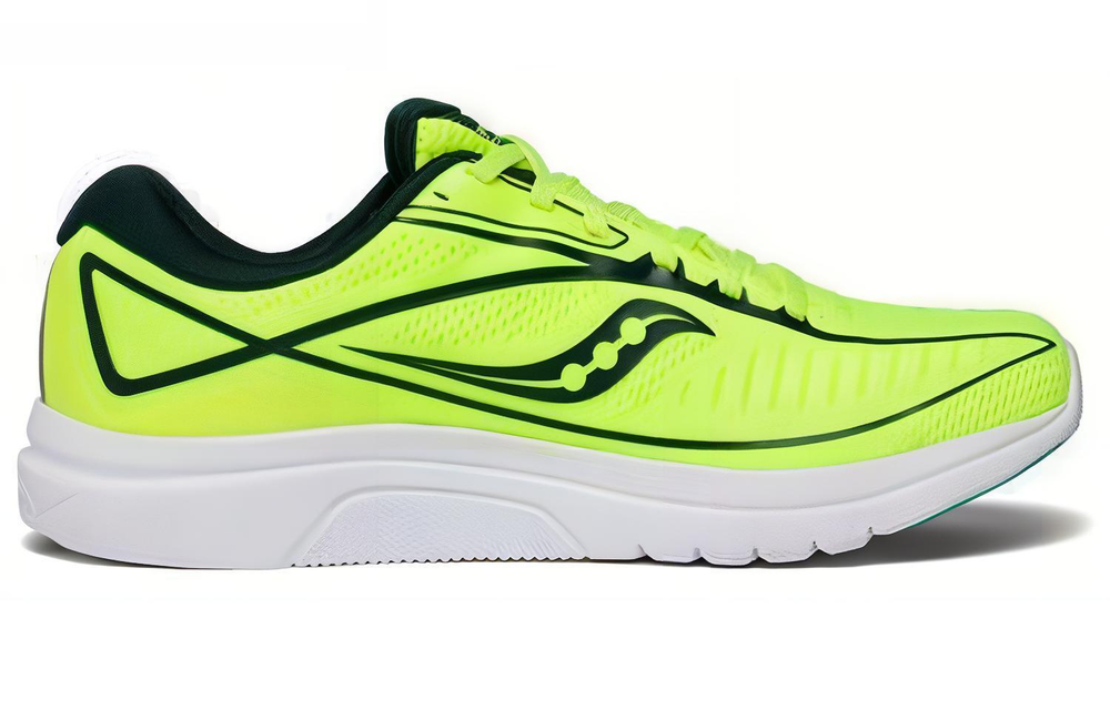 Saucony Kinvara 10 simple and comfortable non-slip low-cut casual running shoes men's lemon yellow green