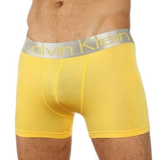 Мужские трусы боксеры желтые Calvin Klein Boxer