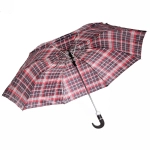 Зонт мужской полуавтомат «Ультрамарин - Клетка», d-100см, цвет микс, ручка крючок, длина в слож. виде 42см