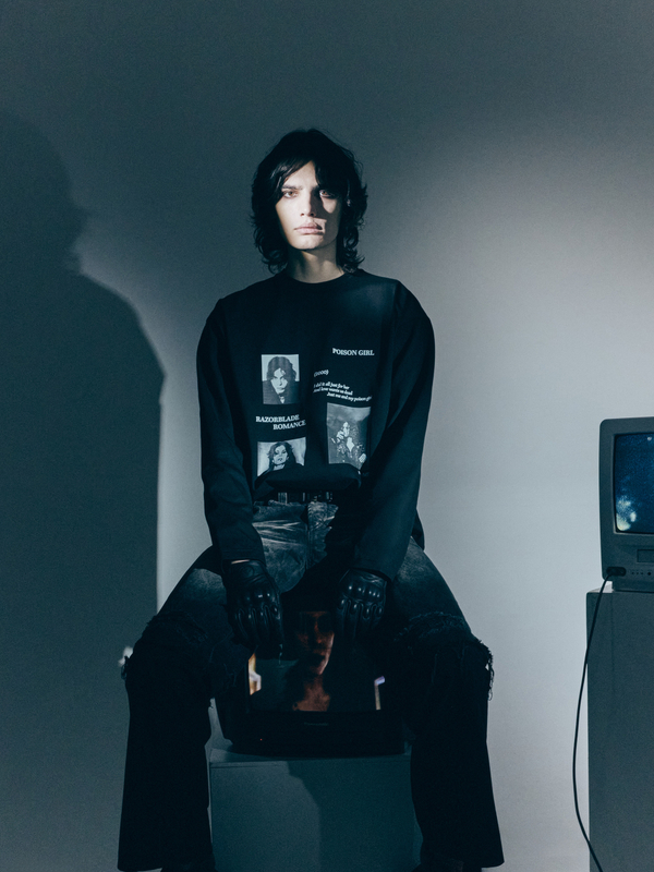 Лонгслив Poison girl, черный