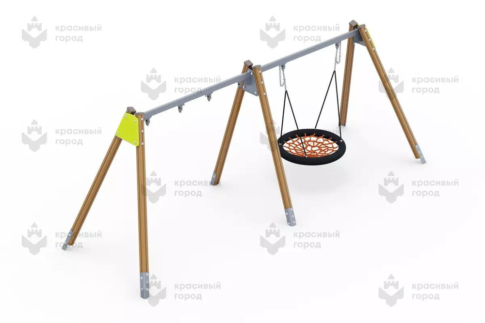 Качели деревянные Гнездо