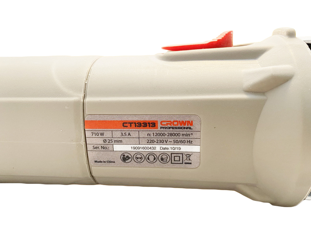 Прямая шлифовальная машина Crown CT13313