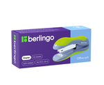 Степлер №24/6, 26/6 Berlingo "Office Soft" до 25л., пластиковый корпус, синий H25005