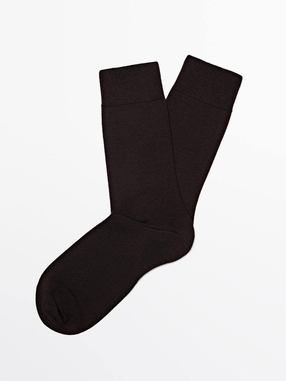 Massimo Dutti Носки из смесовой шерсти, шоколадный
