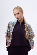 Платок «Связь времен» персиковый