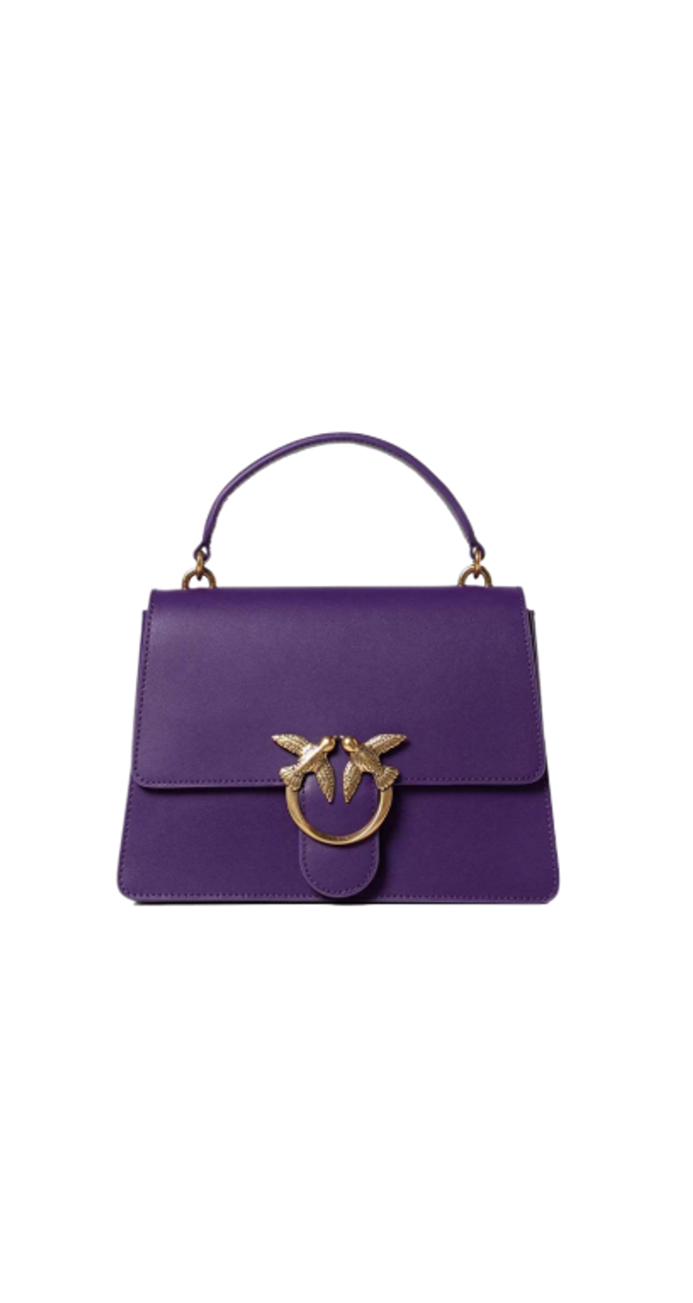MINI LOVE BAG ONE TOP HANDLE LIGHT SIMPLY – purple gold