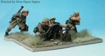 WW10 Vickers Machinegun and 4 crew