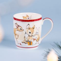 КРУЖКА LEFARD "С НОВЫМ ГОДОМ!" 300 МЛ КРАСНАЯ (КОР=36ШТ.)