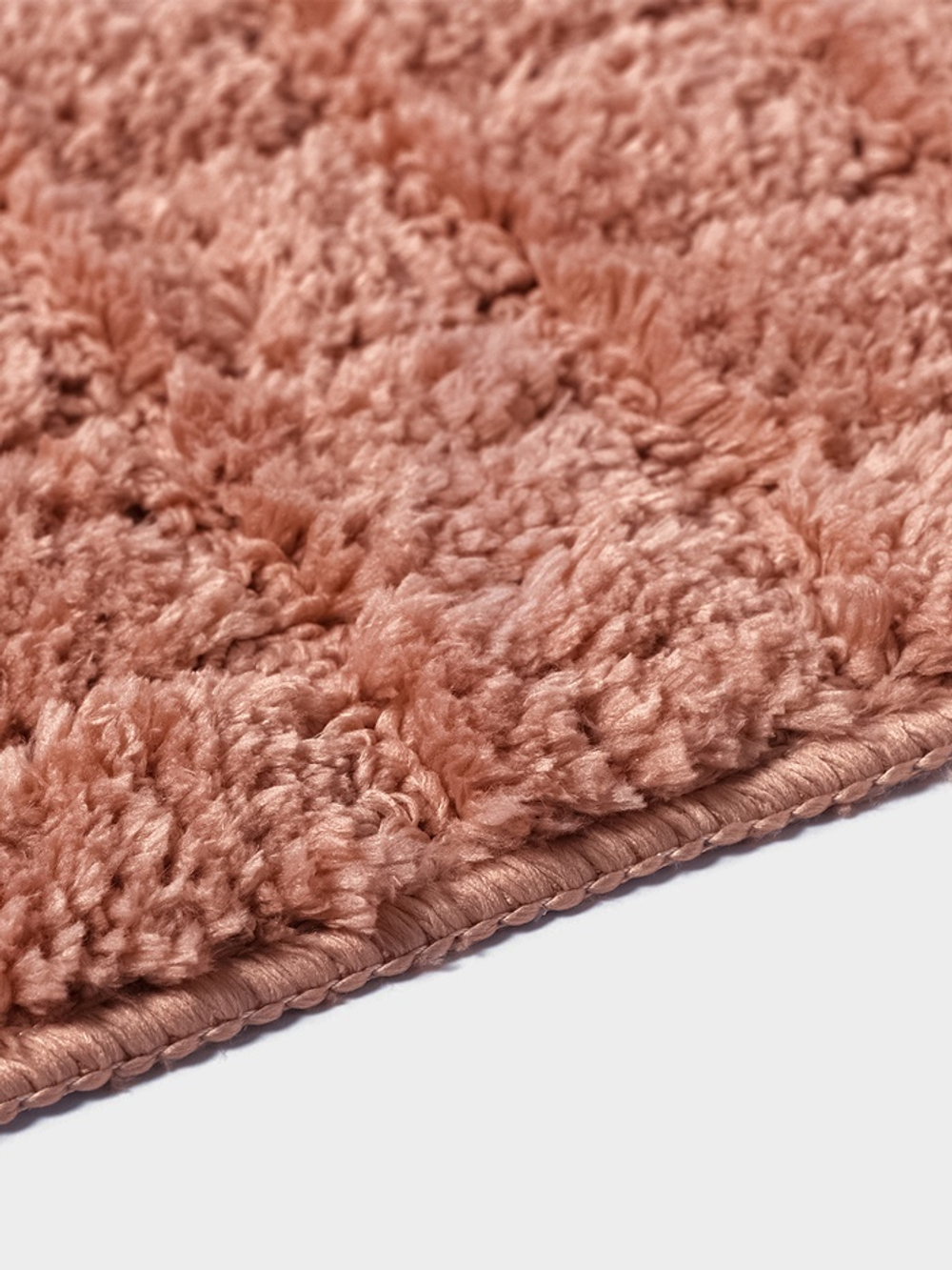 Коврик для ванной из микрофибры SAVANNA «Таормина», 40×60 см, пыльная роза