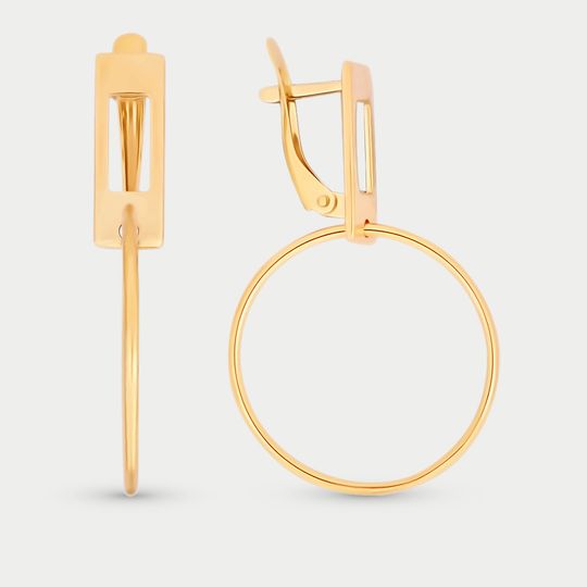 Серьги золотые