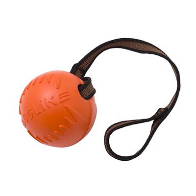 Игрушка "Мяч" с лентой (вспененная резина) - для собак (Doglike)