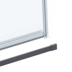 Душевая дверь Como Soft VDS-1CS120CLGM, 1200, вороненая сталь, стекло прозрачное