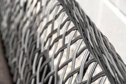 "Латте" диван двухместный из искусственного ротанга, цвет графит