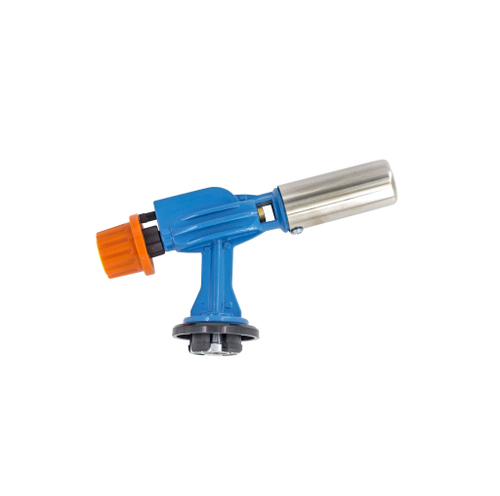 Газовая горелка на баллон сопло 20х48мм пьезоподжиг расход 180г/ч работа 360гр чугун