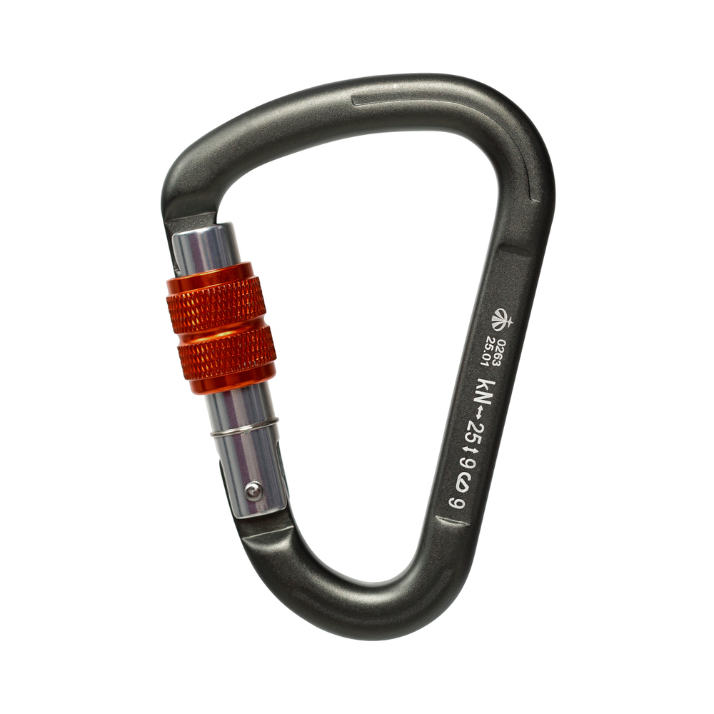 Карабин GRAY треугольный с муфтой ver 0263 (Вертикаль)