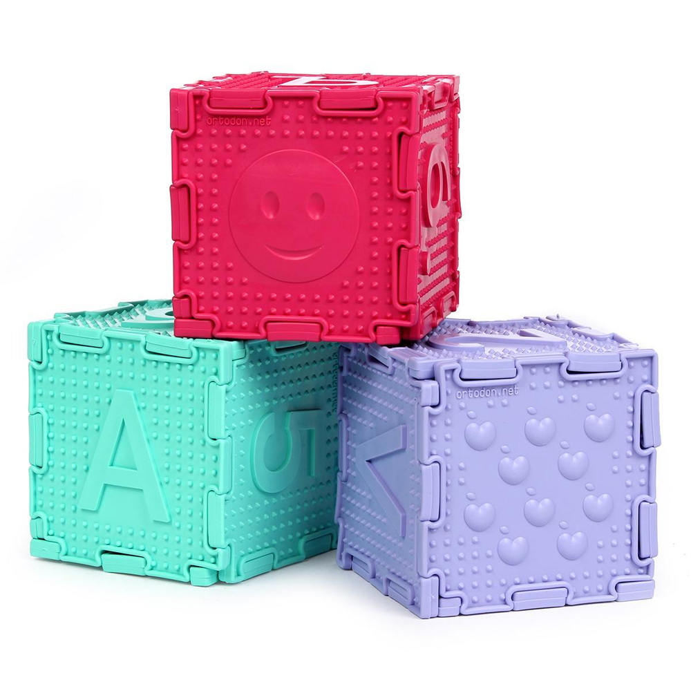 Набор модульных ковриков "Умные кубики" 80эл. (Ортодон)