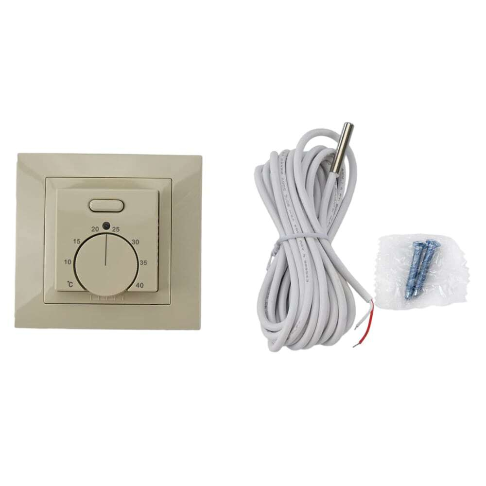 Floor heating thermoregulator Elephant T03SM, body material - plastic, colour - beige, manual control