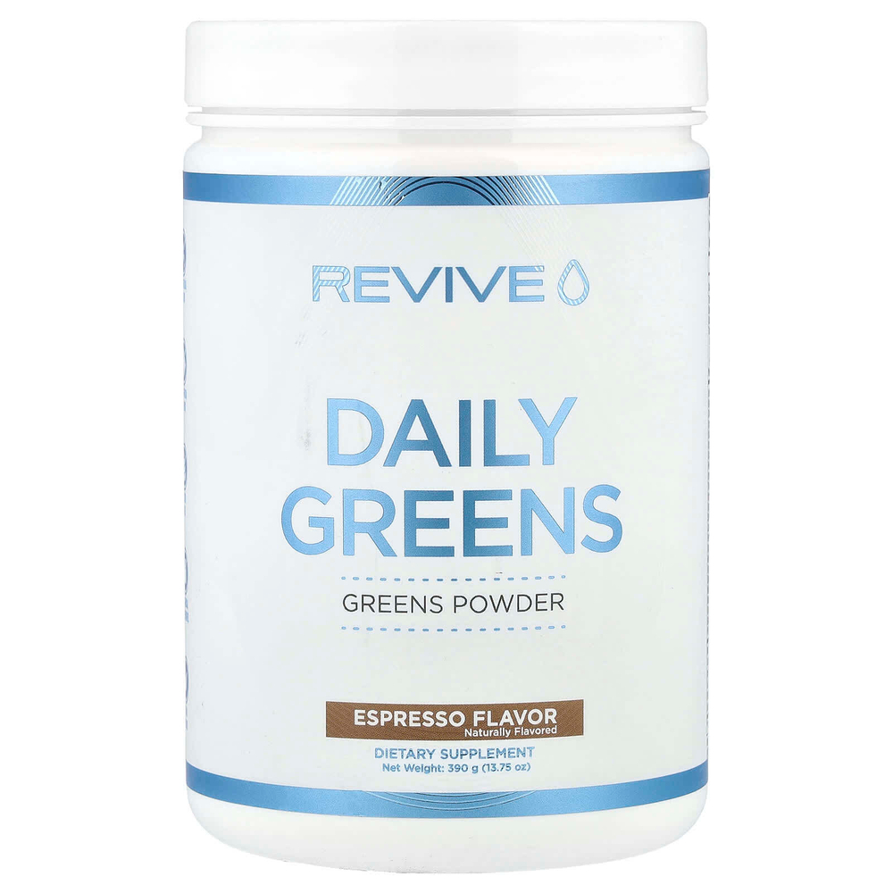 Revive, Daily Greens, ежедневная добавка с зеленью, эспрессо, 510 г (17,98 унции)