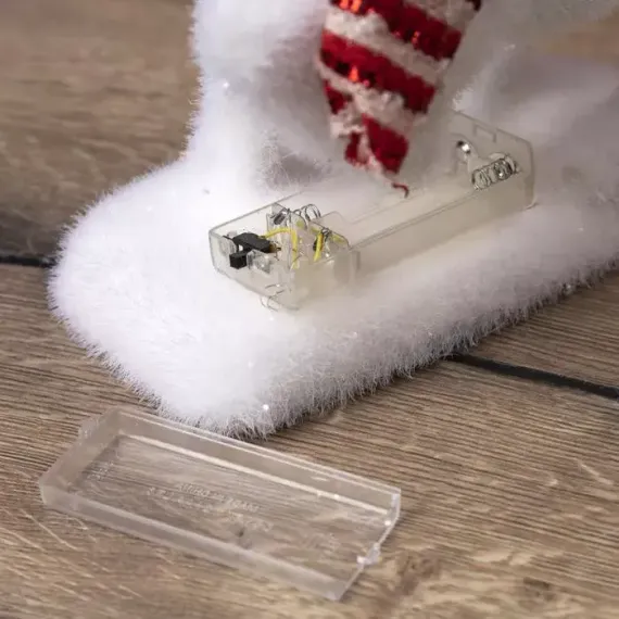 Светодиодная фигура Оленёнок 18×28×14 см., батарейки ААх2, теплые LED, Luazon Lighting (4843996)