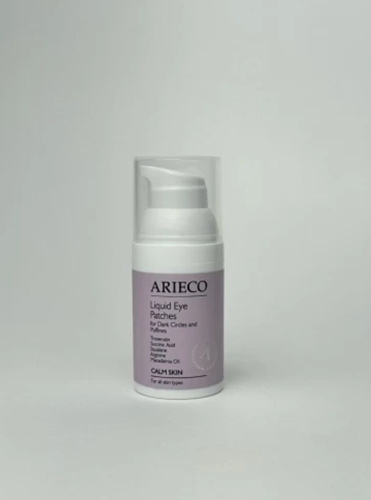 ARIECO LIQUID EYE PATCHES FOR DARK CIRCLES AND PUFFINES CALM SKIN