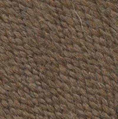 Пряжа "Простая", 50% Шерсть, 50% Акрил, 100гр - 200м, темно-бежевый