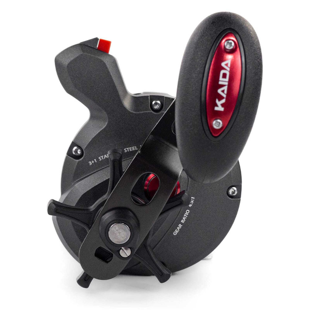 Катушка мультипликаторная Kaida Concorde CC300LC, под левую руку, со счетчиком (3000, 3+1BB)