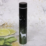 Термос металлический 280 мл «Сказочный Олень» светло-зеленый