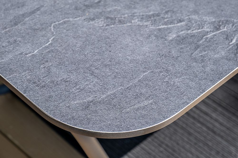 "Канны" модульная угловая лаунж-зона из роупа (веревки), цвет темно-серый