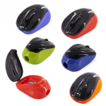 Набор пластиковых точилок Alingar, "Компьютерная мышь", 2 отверстия, с контейнером, цвет ассорти, zip-пакет, 4 шт. в наборе