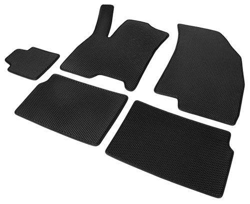 Коврики в салон автомобиля AutoFlex EVA (ЭВА, ЕВА) Business для Chery Tiggo 8 2020-н.в./Tiggo 8 Pro 2021-н.в., 5 частей, с крепежом, 3090201