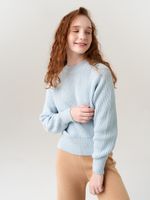 Джемпер для девочки AT1001 небесно-голубой