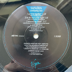 Винтажная виниловая пластинка LP Sandra Everlasting Love (США 1989) Maria Magdalena