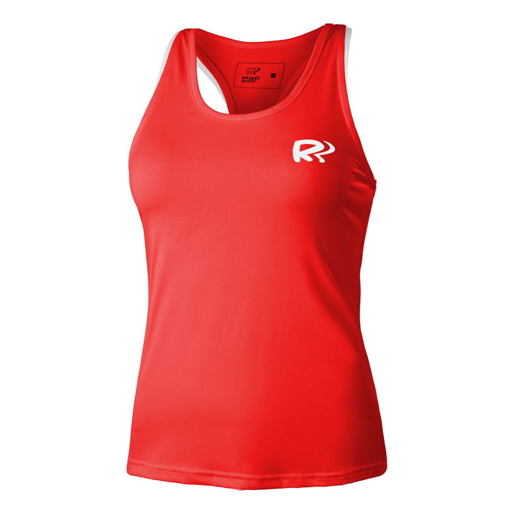Женская теннисная майка Racket Roots Teamline Tank Top Women - Red