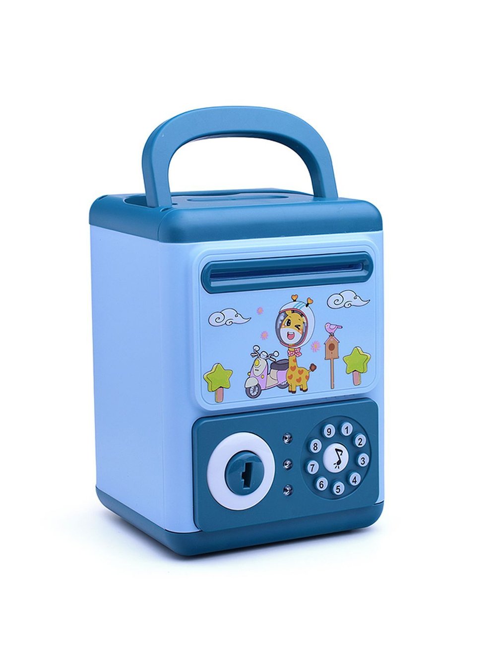 Игрушка Копилка Жирафик, цвет голубой (5962A)