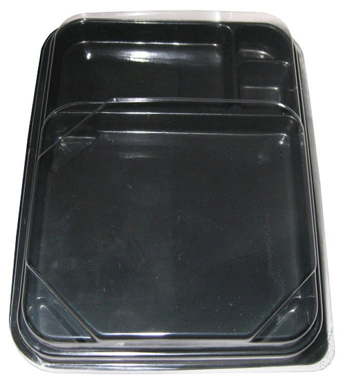 Крышка для контейнера под суши, ПВХ, прозрачная, 900 штук (контейнер 17-6166)