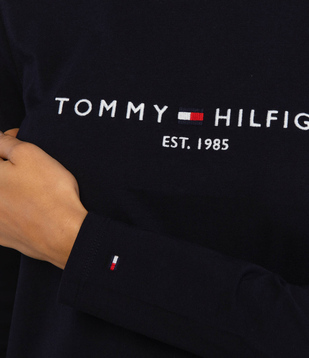 блузка Tommy Hilfiger - темно-синий(WW0WW30720)