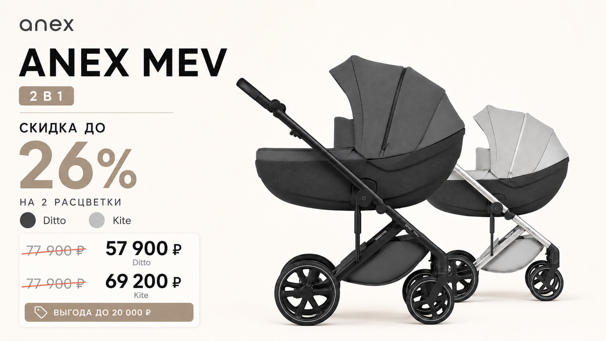 Anex Mev по специальной цене — выгода до 20 000 ₽