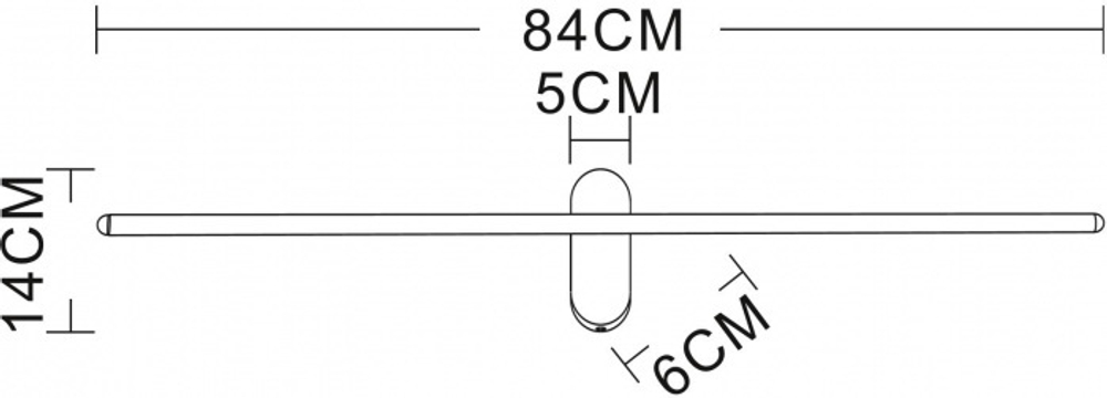 Настенный светодиодный светильник Arte Lamp PRIMA A2028AP-1GO
