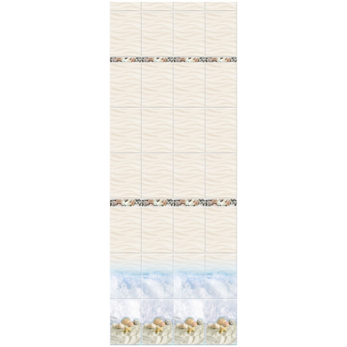 Панель ПВХ Novita Light 3D Романтика фон 2700х250мм