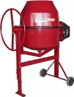 Бетономешалка/бетоносмеситель Профмаш Б200, объем 175 литров/полиамидный венец