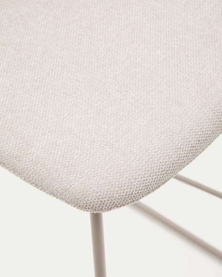 Полубарный стул Zahara, 65 см, бежевый с бежевыми ножками