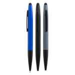 Ручка шариковая, автоматическая, Basir, синие чернила, металлическая, с поворотным механизмом, 3 цвета корпуса