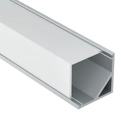 Алюминиевый профиль  накладной угловой  16x16 (Серебро, 2 м), ALM009S-2M Led Strip alm009s-2m