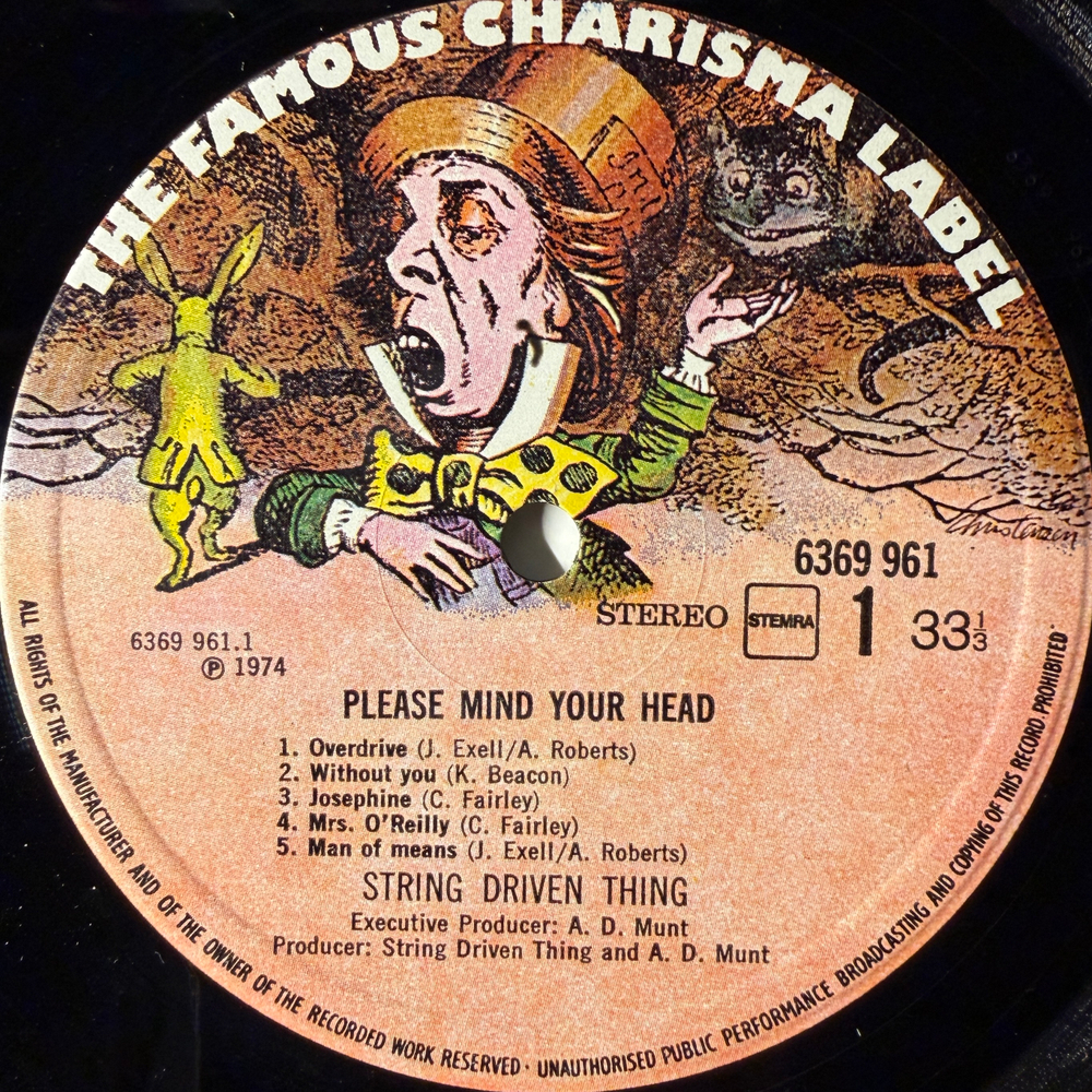 String Driven Thing – Please Mind Your Head (Голландия 1974г.)