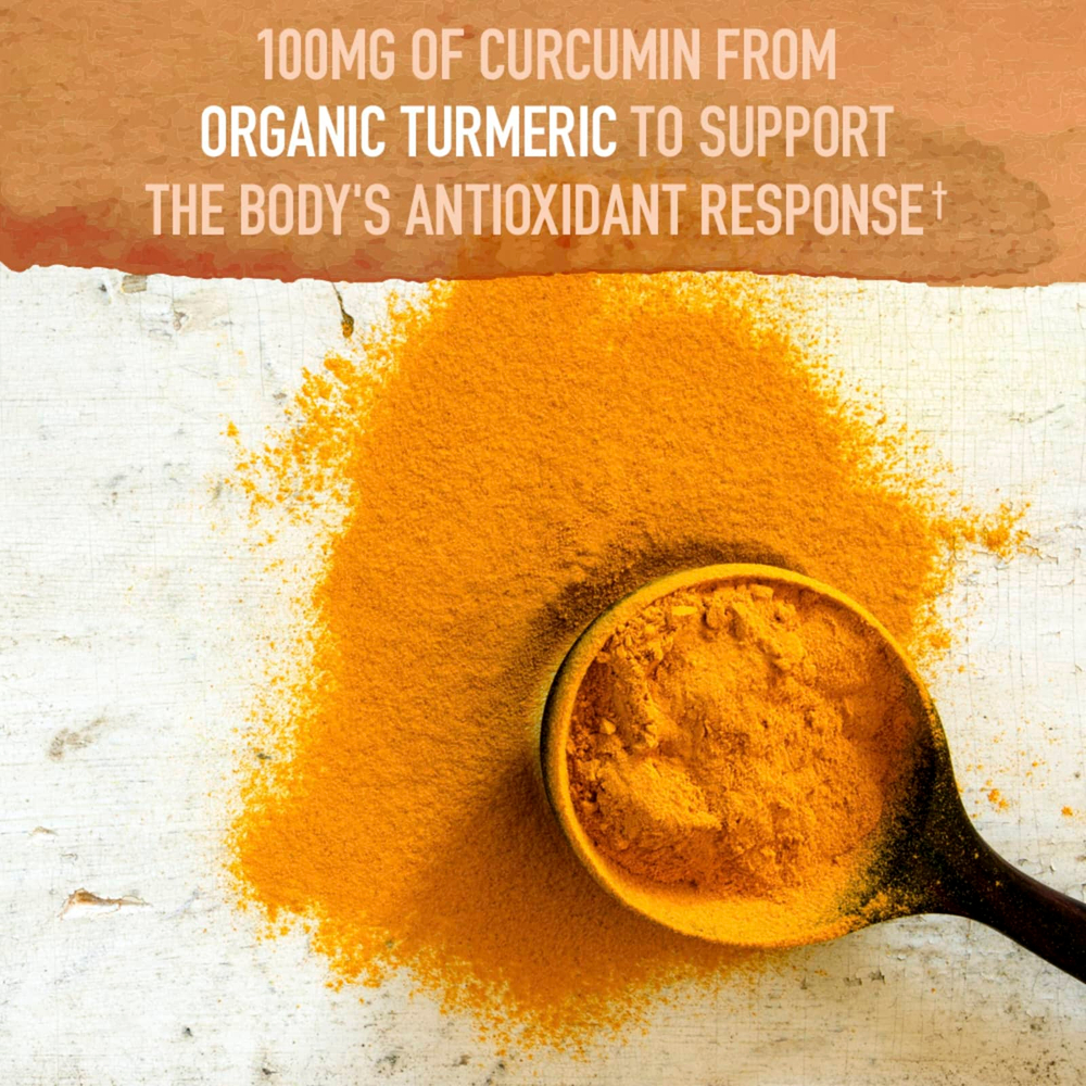 Garden of Life, Organics, куркума для нормальной воспалительной реакции, 120 веганских таблеток