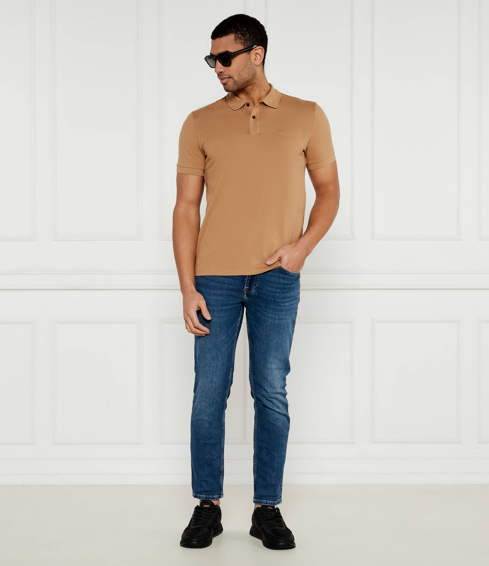 Поло Pallas BOSS BLACK - бежевый(50468362)