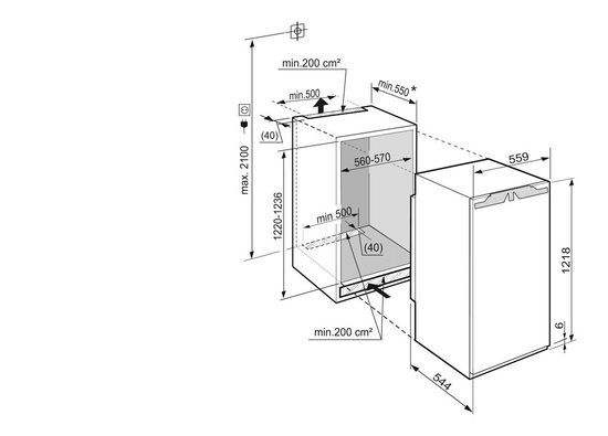 Встраиваемый холодильник Liebherr IK 2320
