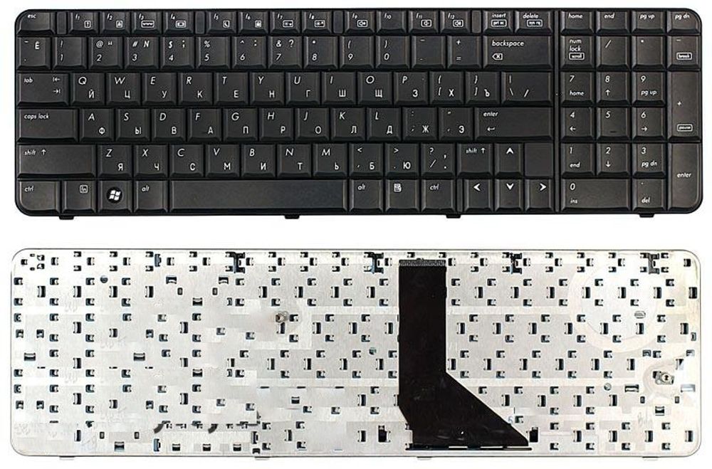 Клавиатура для ноутбука HP COMPAQ 6820 6820S Series Черная, с рамкой