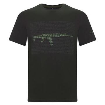 Футболка с принтом "Эволюция АК" темный хаки