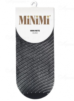 MiNiMi Rete Diagonale, носки женские  в сетку с рисунком (С)
